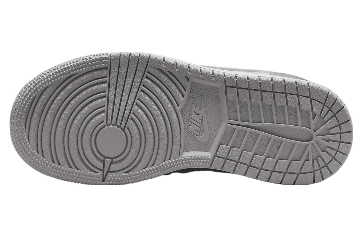 Jordan Big Kid's 1 Retro Low OG Gris neutro/plateado metálico (CZ0858 002), Gris neutro/plateado metálico, 6.5 US Big Kid