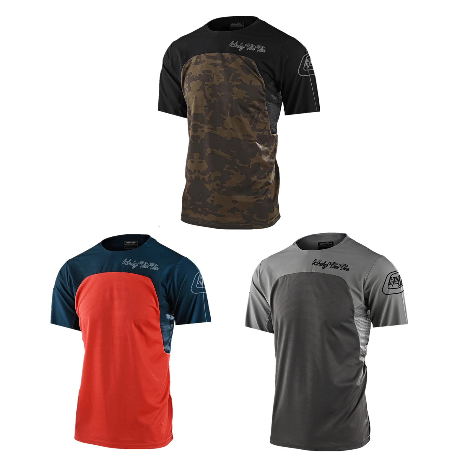 Maillot Ciclismo Hombre Verano Maillot Bicicleta Montaña Bike MTB Camiseta con Mangas Cortas -para MTB Bicicleta De Carretera/Multideporte/Fitness