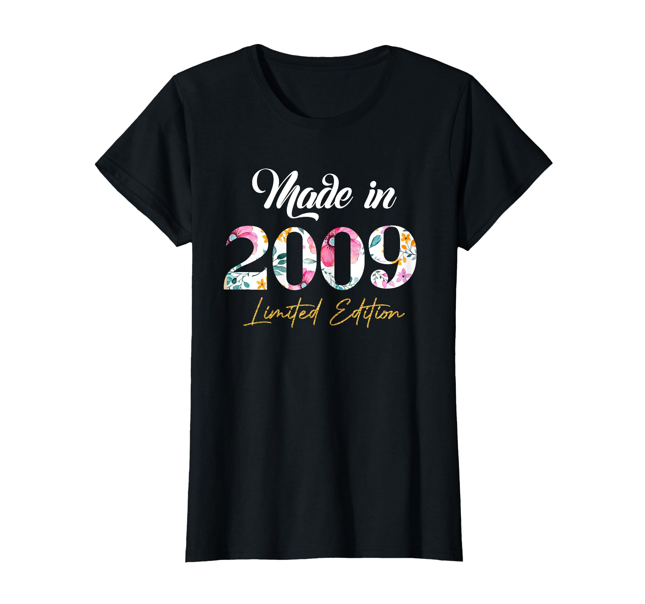 Made In 2009 Limited Edition 14 Birthday Gifts 14 Year Old T-Shirt