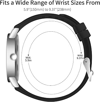 Nurse Watch for Medical Professionals Analog Women's Watches Mens 24 Hour Military Time with Second Hand