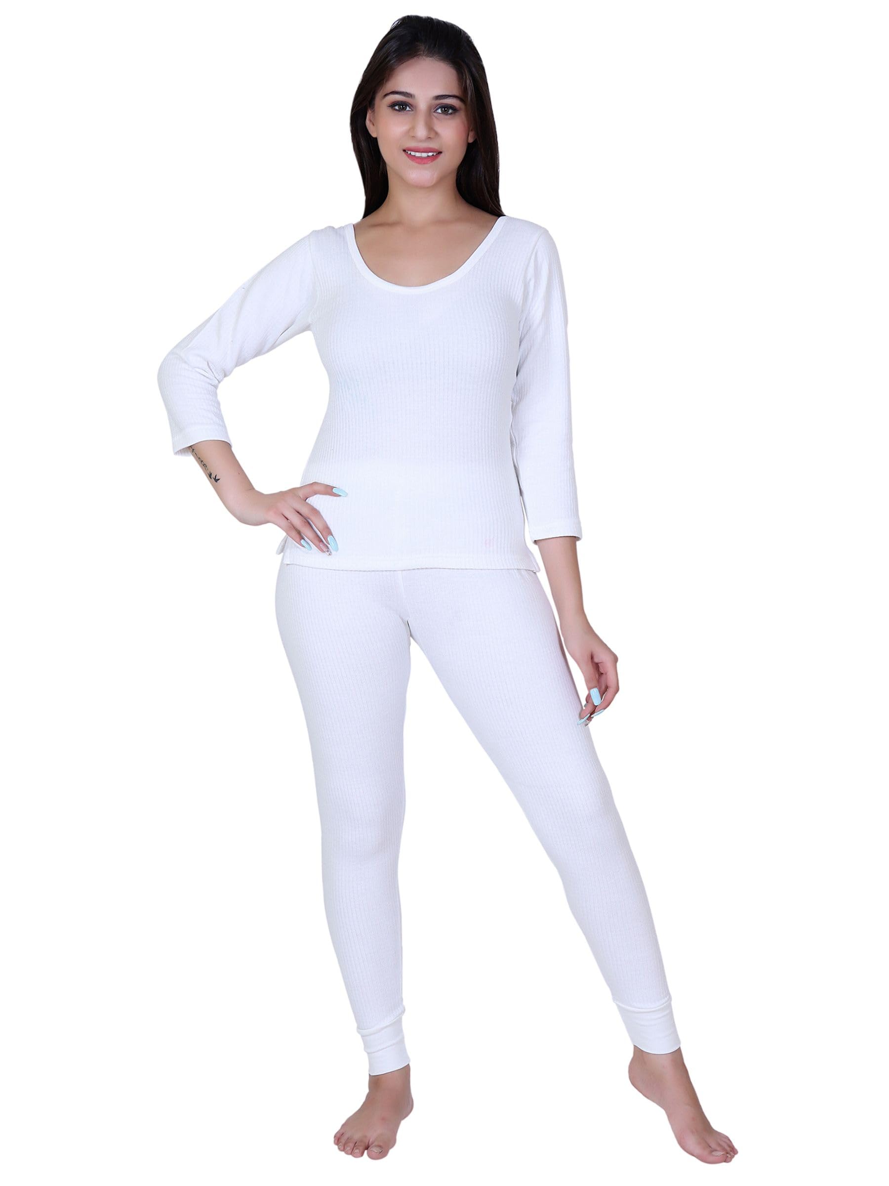 axys Womens Thermal Body Warmer Full Sleeve Top & Bottom Set for Women | Ultra Soft Winter Inner Wear (Pack of 1)-picture-27