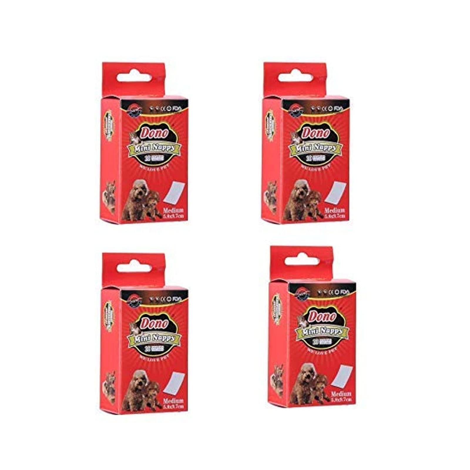 Dono Mini Nappy for Dogs in Heat Napkin Pad Pet Absorbent (Size:Large, 4 pcs) (B09TGR46XX) Amazon Price History, Amazon Price Tracker