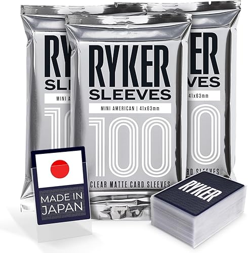 Miniatura 8 de Ryker Fundas protectoras para tarjetas de juego de mesa americanas (100 unidades, transparentes, 1.614 x 2.480 in)