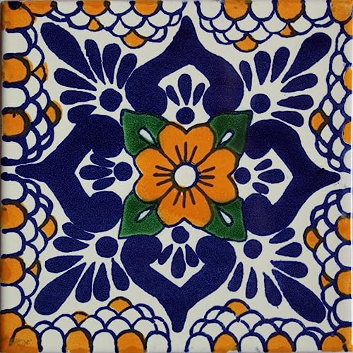 4.2x4.2 9 pcs Moris Talavera Mexican Tile