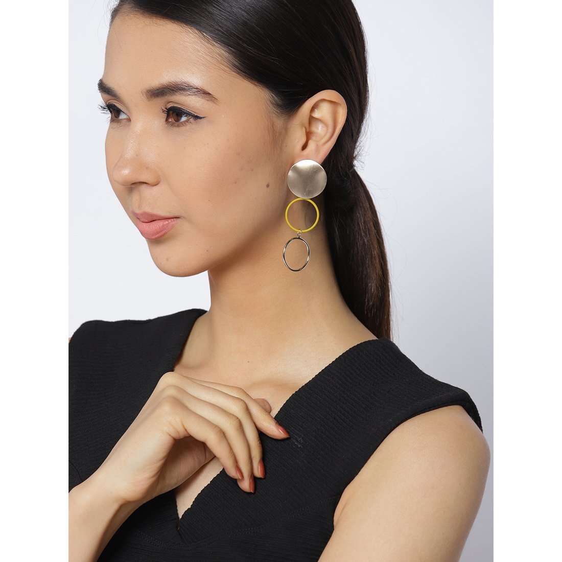 Luxuria Collection Chunky Circular Earrings