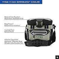 Vista 26 de Titan by Arctic Zone Deep Freeze Cooler - Enfriador de cuerpo duro sin cremallera, aislamiento de congelación profunda, forro de cuerpo duro