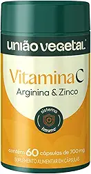 Vitamina C + Arginina + Zinco 60 Cápsulas - Suplemento para Imunidade e Bem-Estar, Fórmula Antioxidante
