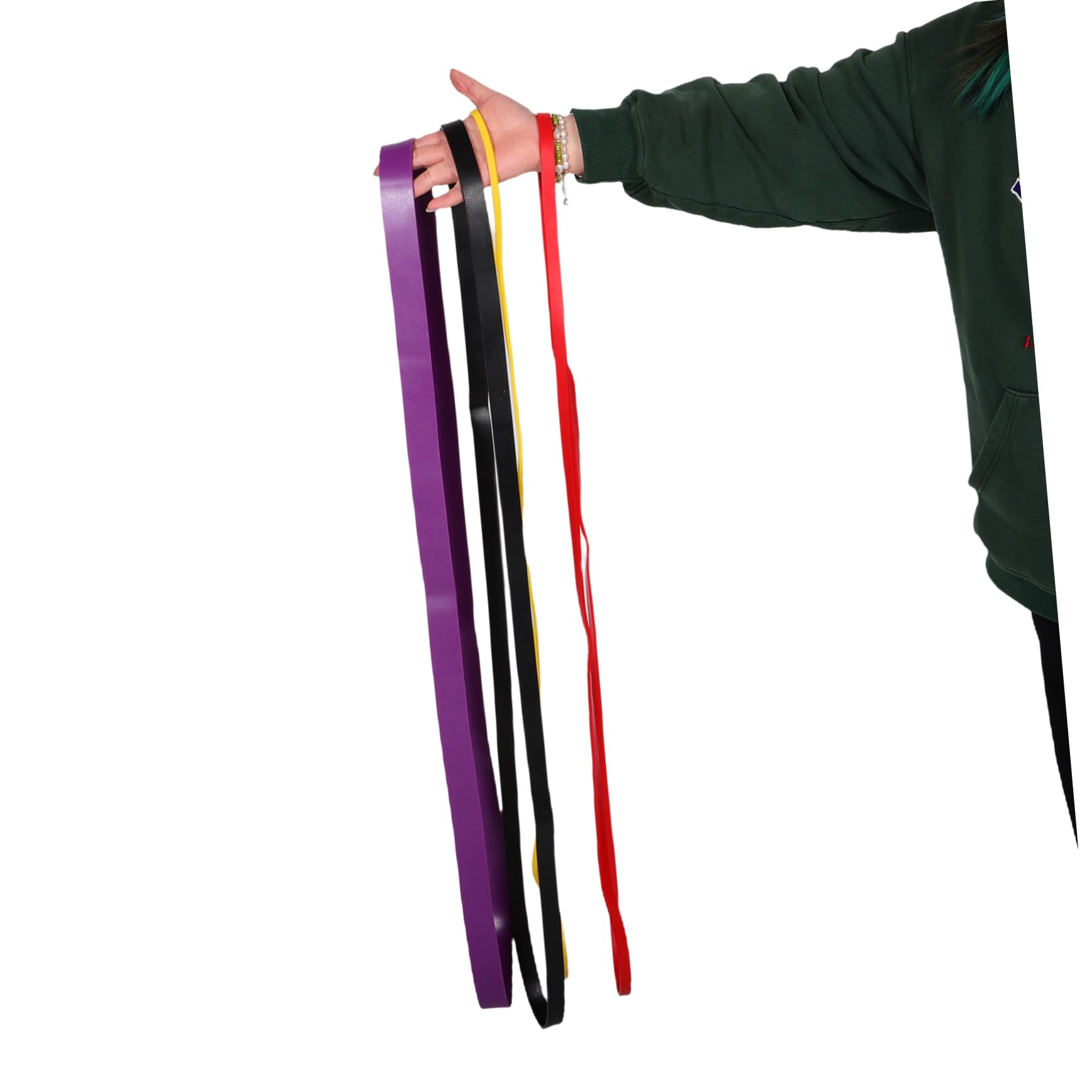 ifundom 4 Pezzi Set Di Fasce Di Resistenza Bande Di Sollevamento Pull up Bands Assistance Bands Fasce Elastiche Per L'esercizio Bande Di Resistenza Per Le Donne Elastici Per Lo Yoga Tpe