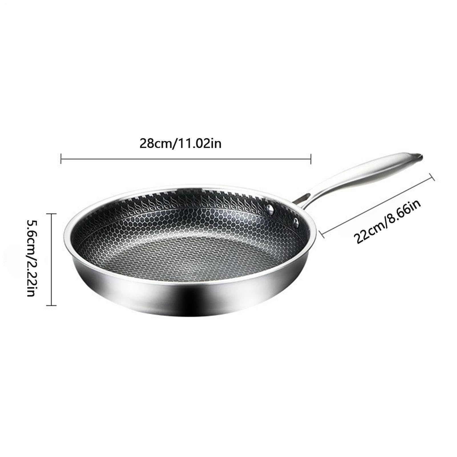 Heavy-Duty Backblech - Rostbeständiges unbeschichtetes Backfass, langlebige Koch Catering Bratpfanne, hohe Anbraten tiefe Backbasis | Flaches Eisen-Steak Kochen Unverzichtbar für Camping auf dem