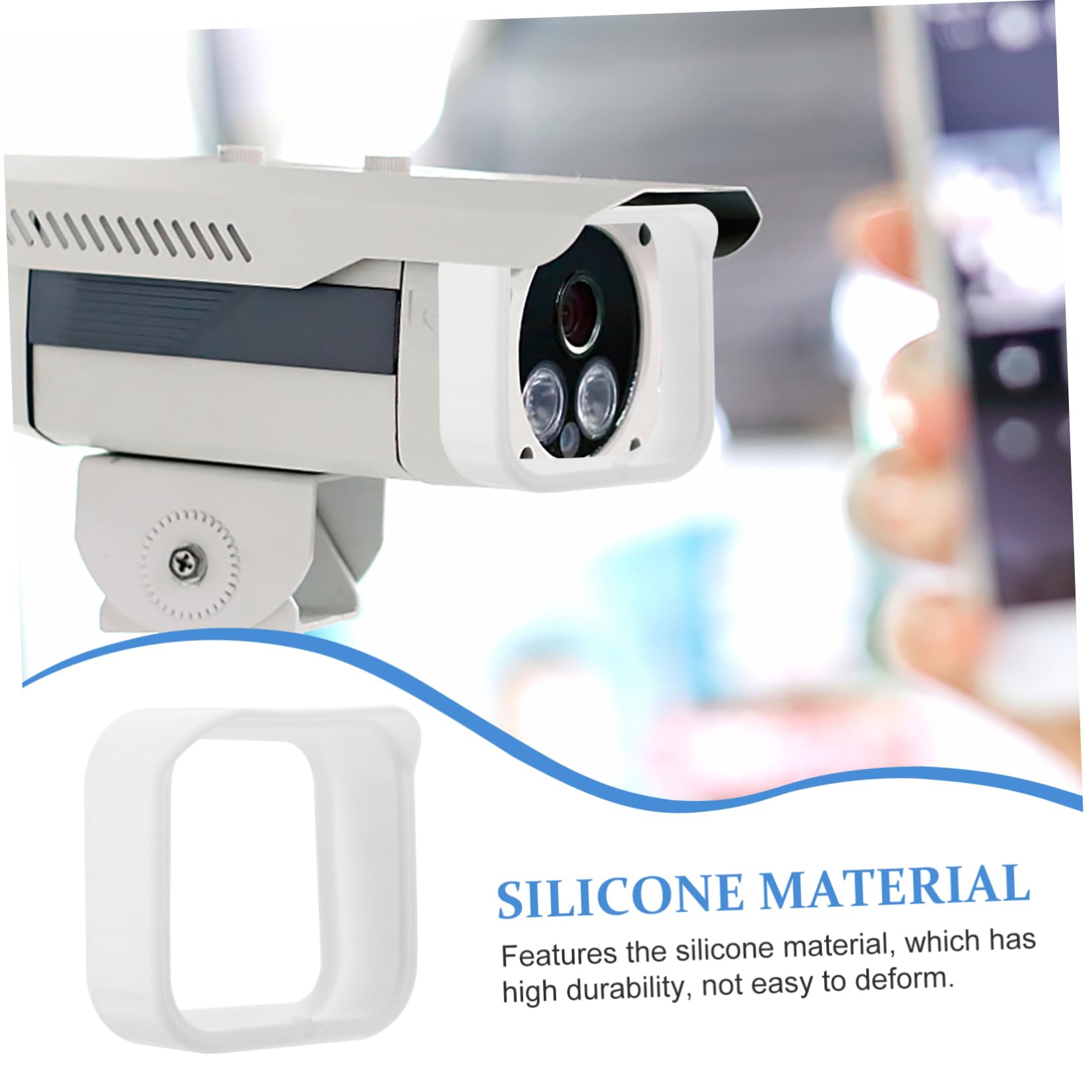 Custodia Della Fotocamera Monitor Custodia Protettiva Per Fotocamera Telecamera Film Accessori Per Fotocamere Copertura Della Fotocamera Protettivo Gel Di Silice Bianca