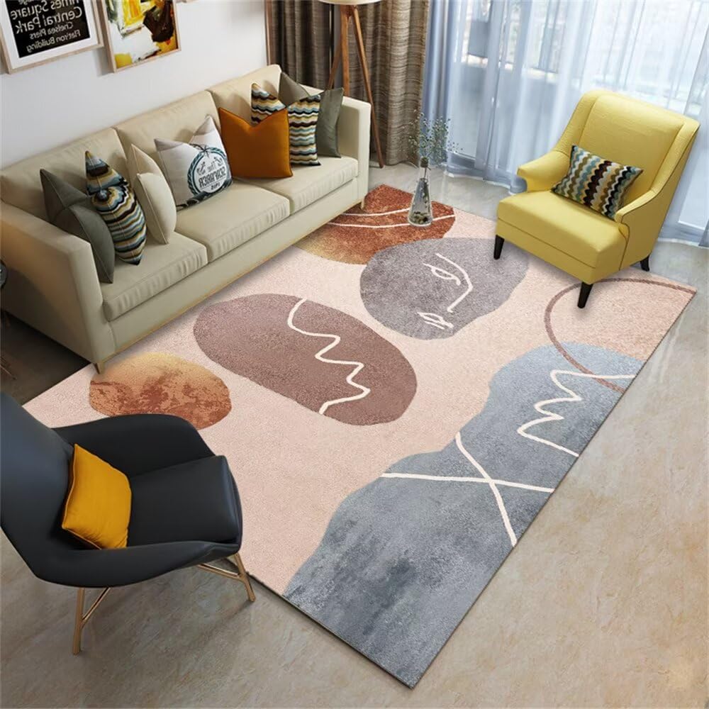Tapis de salle à manger lavable pour protéger et décorer le sol