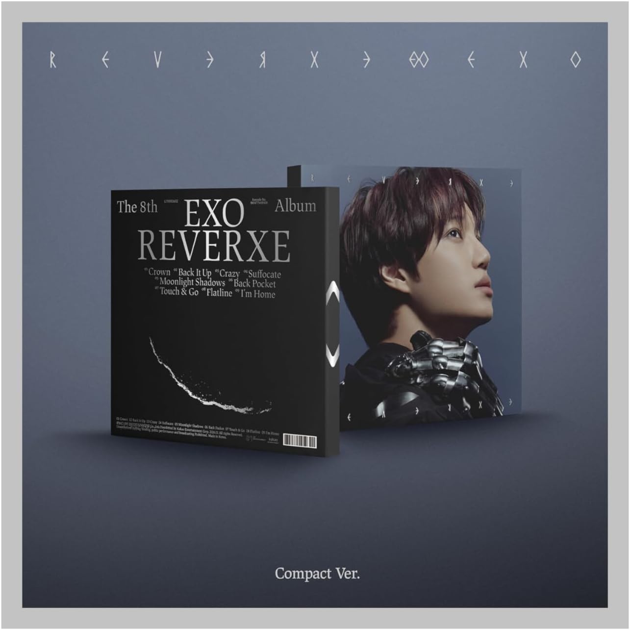 EXO REVERXE 8th Album with Tracking Sealed (Photobook Set : Cube+Reverse)
