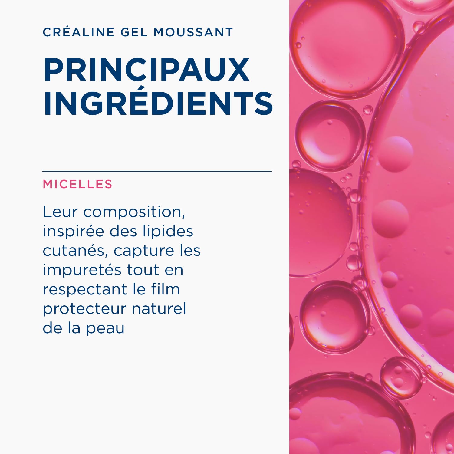BIODERMA Sensibio Gel Moussant - Nettoyant apaisant micellaire - Démaquille le visage et les yeux - Peaux sensibles - Renforce l’hydratation naturelle - Flacon pompe 500 ml