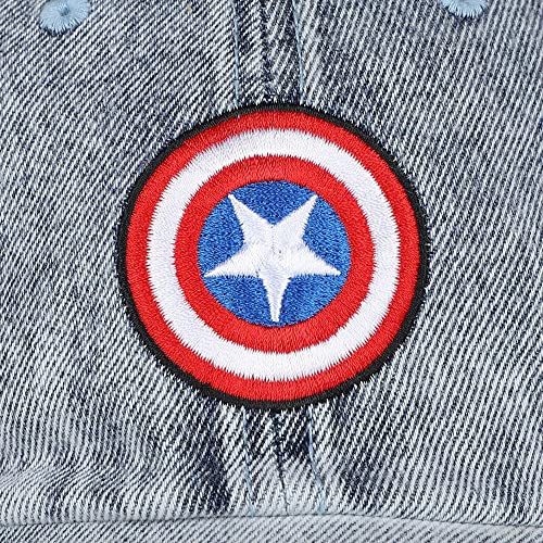 Image of Free Authority Captain America Featured Blue Caps for Men