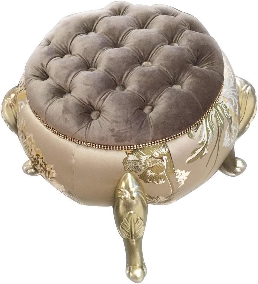 Repose-pieds en velours pour table basse et canapé de salon confortable
