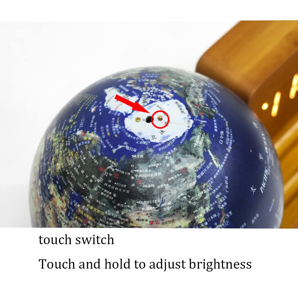 Najbardziej praktyczny globus Elektronische klok Wereldbollen 5,51" met geografische bollen voor studenten en kinderen Creatieve verjaardagscadeau Chinese versie Inspirujące prezenty logiczne