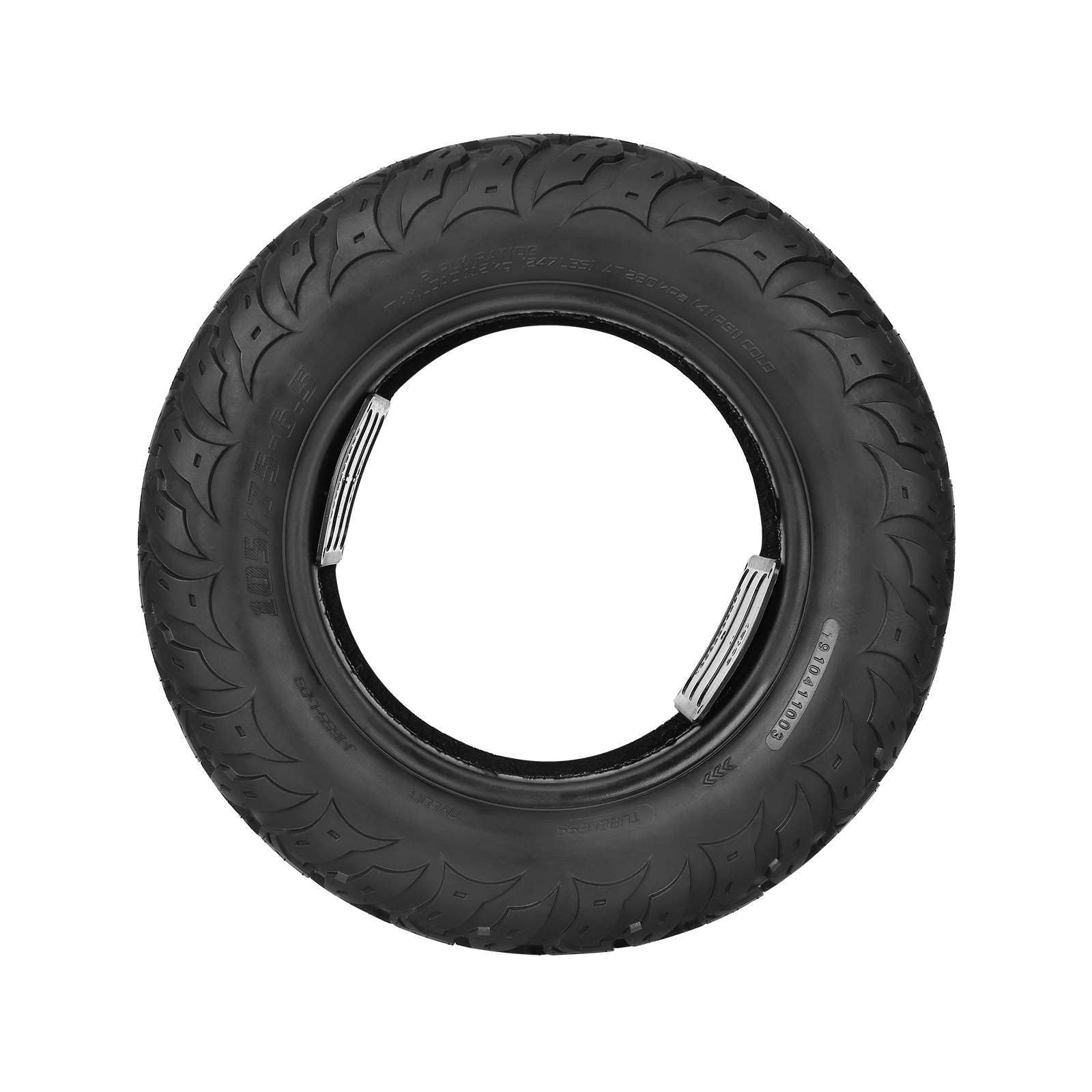 EAKIA 105/75-6,5 Reifen für KuKirin G4 Max, 12 Zoll, schlauchlos, für E-Scooter Velocifero One-X, Ersatzräder Schlauchloser Verdickt Langlebig Sicher Ersatzreifen für Vorder- und Hinterradmontage