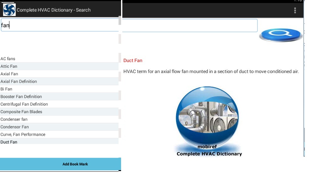 Complete HVAC Dictionary Free App on Amazon Appstore