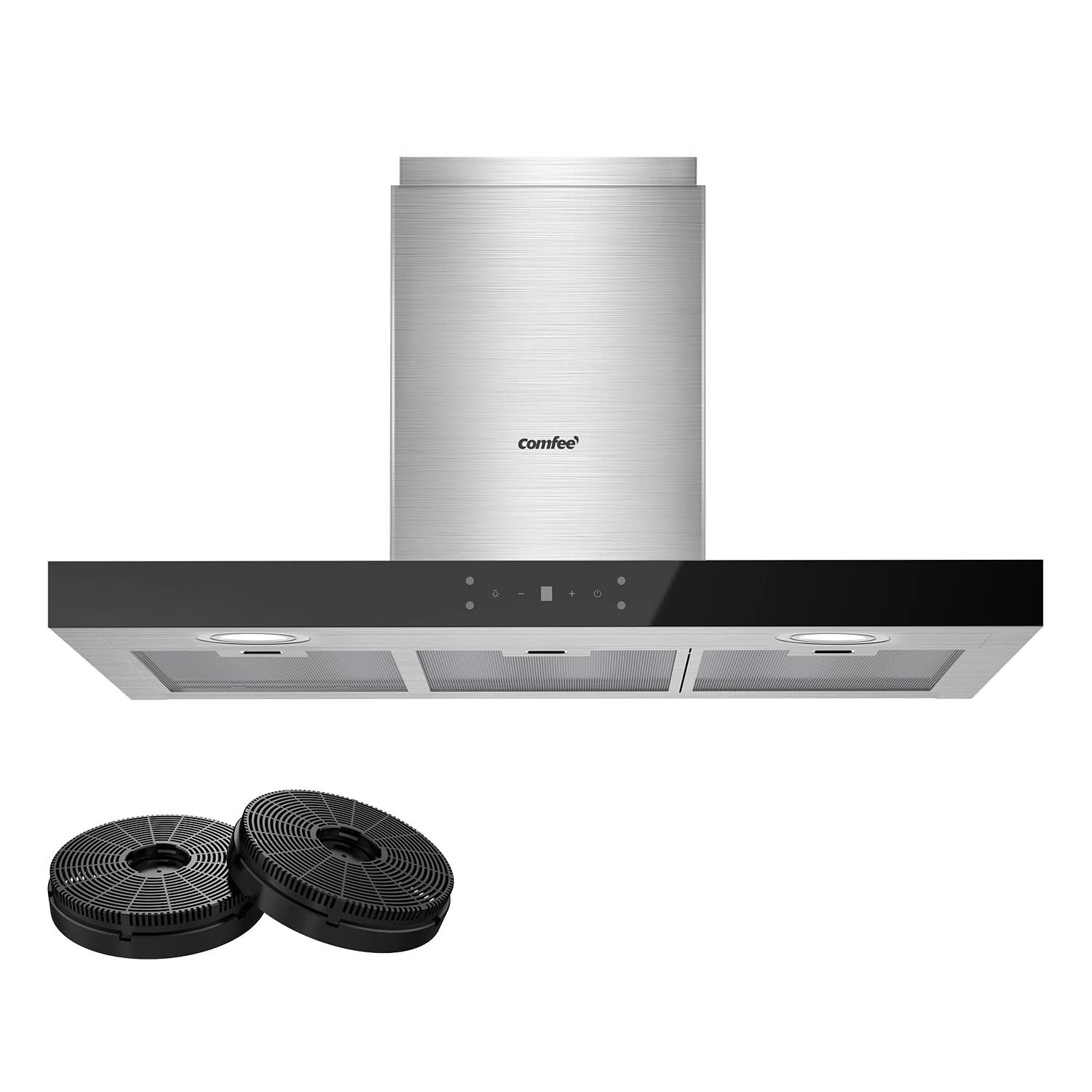 Buy COMFEE' 90 cm Chimney Cooker Hood 90M77 Stainless Steel Extractor