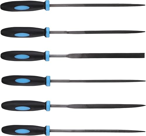 Miniatura 9 de Plg2Sup - Juego de 3 limas de madera para carpintería, limas de carpintería, redondas, semicirculares, planas, papel de arena para carpintería y dar