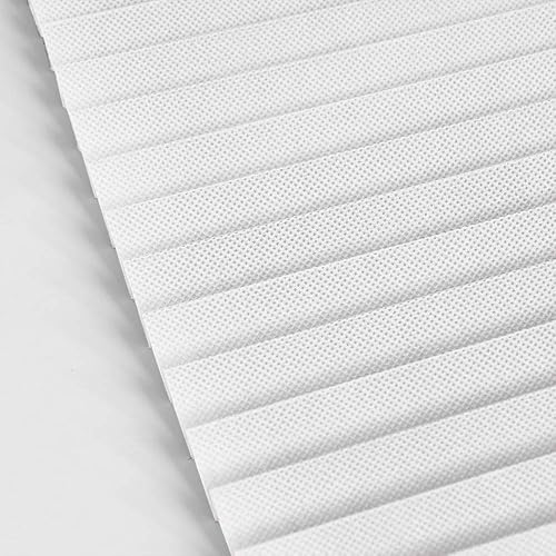 Miniatura 6 de Persianas temporales opacas, sin cordón, con filtro de luz, persianas de tela sin cordones para ventanas, paquete de persianas de tela plisada,