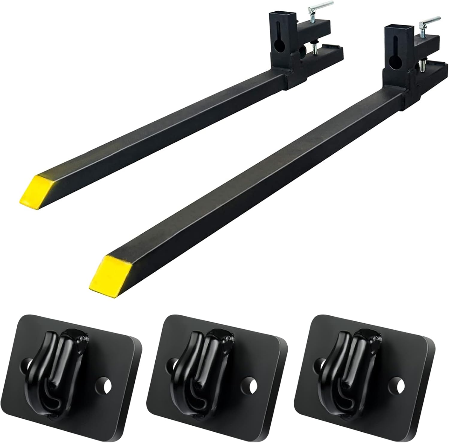 Sulythw Clamp On Pallet Forks, 58.86" Total Length 4500lbs