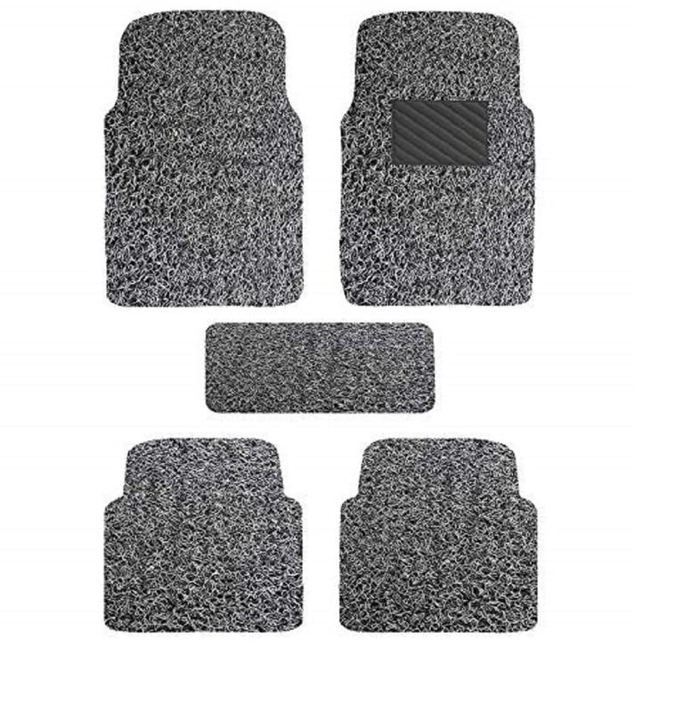 VocadoQuaity Car Anti Slip Noodle Floor/Foot Mats Set of 5 Black for Maruti Ignis Zelta (All Year Model)