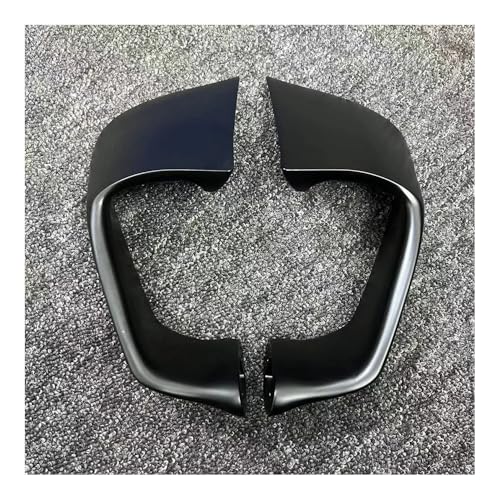 Petit aileron aérodynamique moto aile fixe latérale en finition noire mate