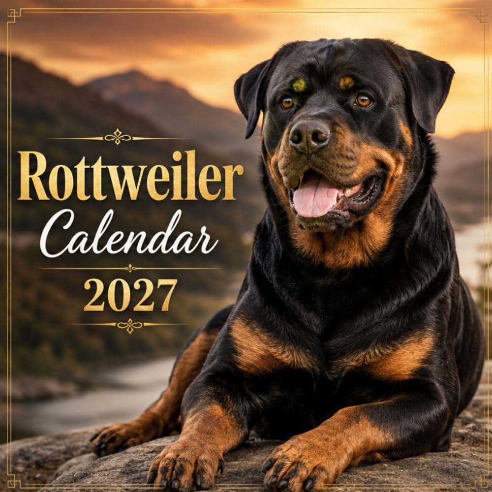 Rottweilers 2027 Calendar: A Year of Loyal Dogs, Powerful Beauty, and Monthly Planning