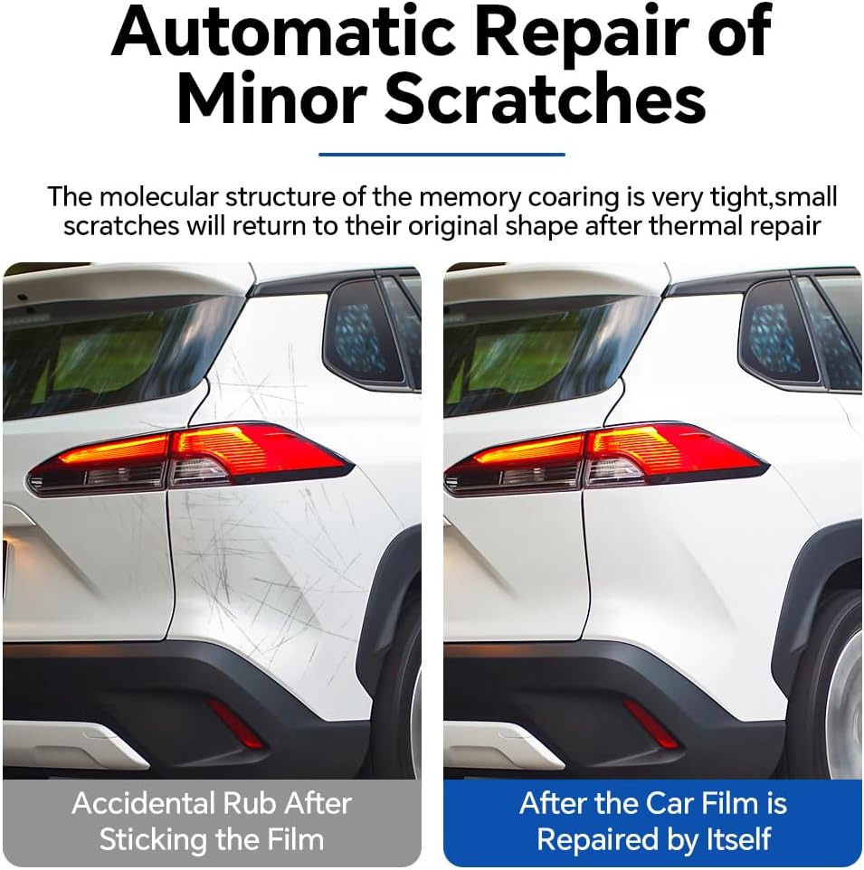 for Toyota Corolla Cross LE/XLE 2022-2024 Full Car Precut Matte TPU PPF Paint Protective Film Kit, 8.5Mil Scratch-Resistant Waterproof PPF Film for Car, External Protective Shields Accessories