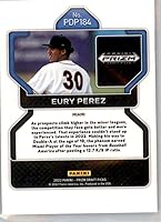 Vista 2 de 2022 Panini Prizm Draft Picks #184 Eury Perez RC Rookie Miami Marlins Baseball Trading Card