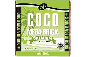 Coco Coir Mega Brick - Organic Coconut Coir for Enhanced Plant Growth