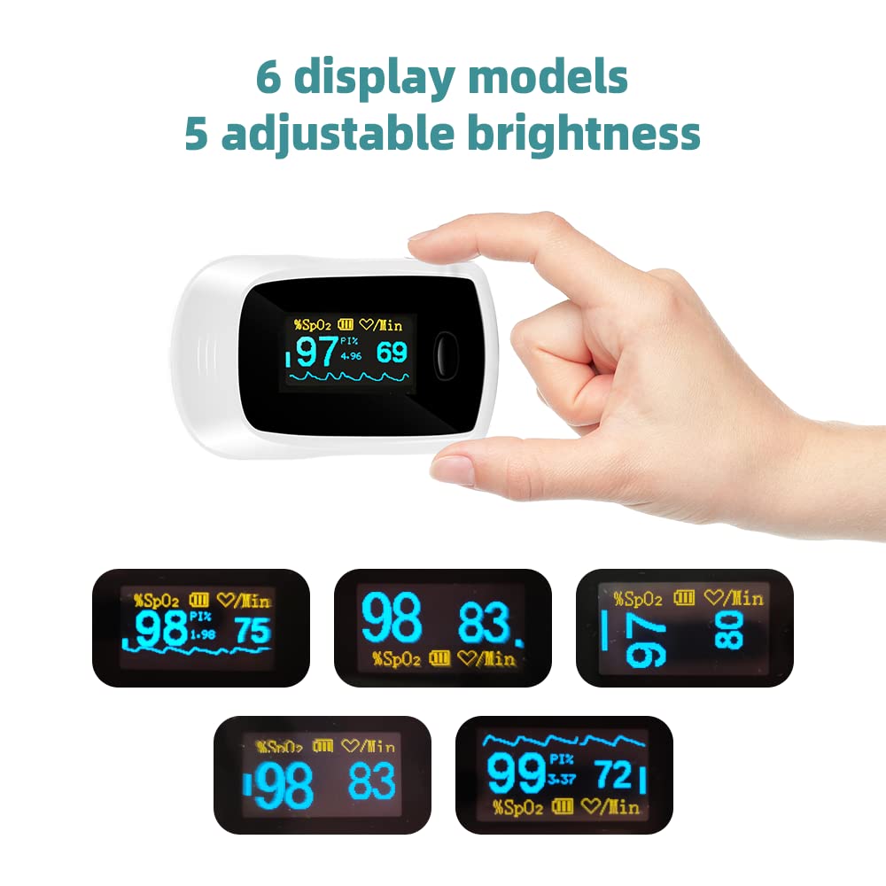 BLT M70B Oxygen Monitor Finger Adults, Fingertip Pulse Oximeter CE Approved, UK Standard - Image 4