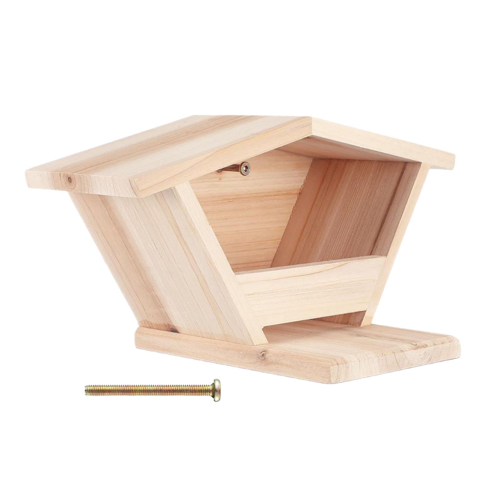LOVIVER Casetta per Uccelli sospesa, casetta per Uccelli Decorativa in Legno, Nido per, per da Esterno, per Colibrì, Cortile, Patio, Cortile, Style a
