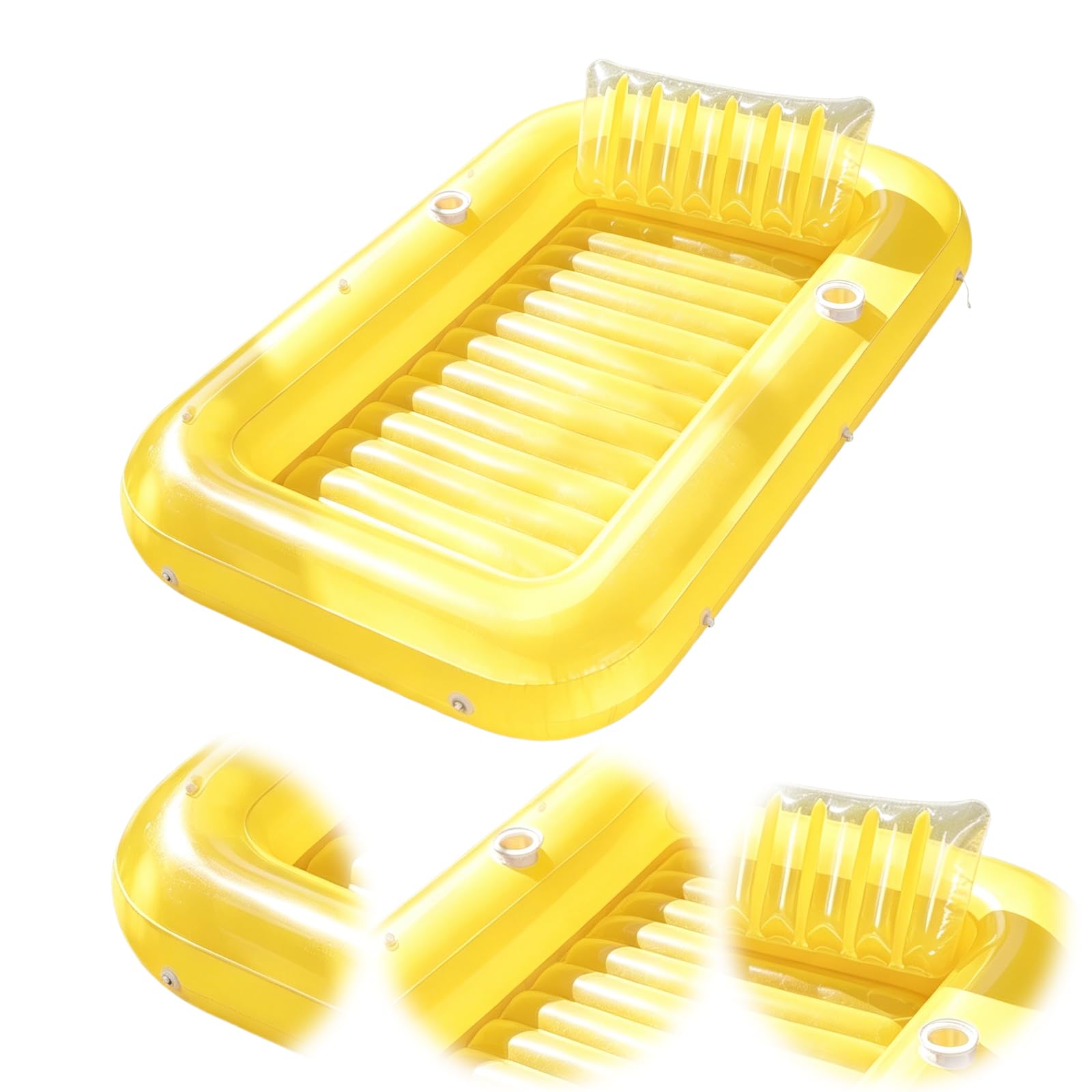 PVC Acqua Tempo Libero Gonfiabile Gonfiabile Lettino Galleggiante Convenienza Gonfiabile Piscina Abbronzatura Piscina Gonfiabile