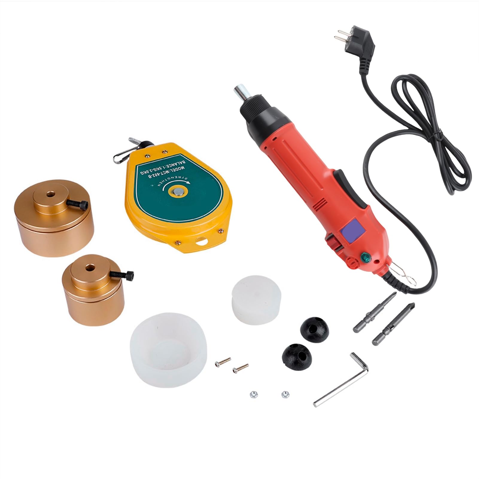 Machine à Capsuler Semi-automatique Pneumatique/électrique - Pour Bouchons De 16 à 50 Mm - Vitesse : 2 Sec/bouteille - Puissance 300 W