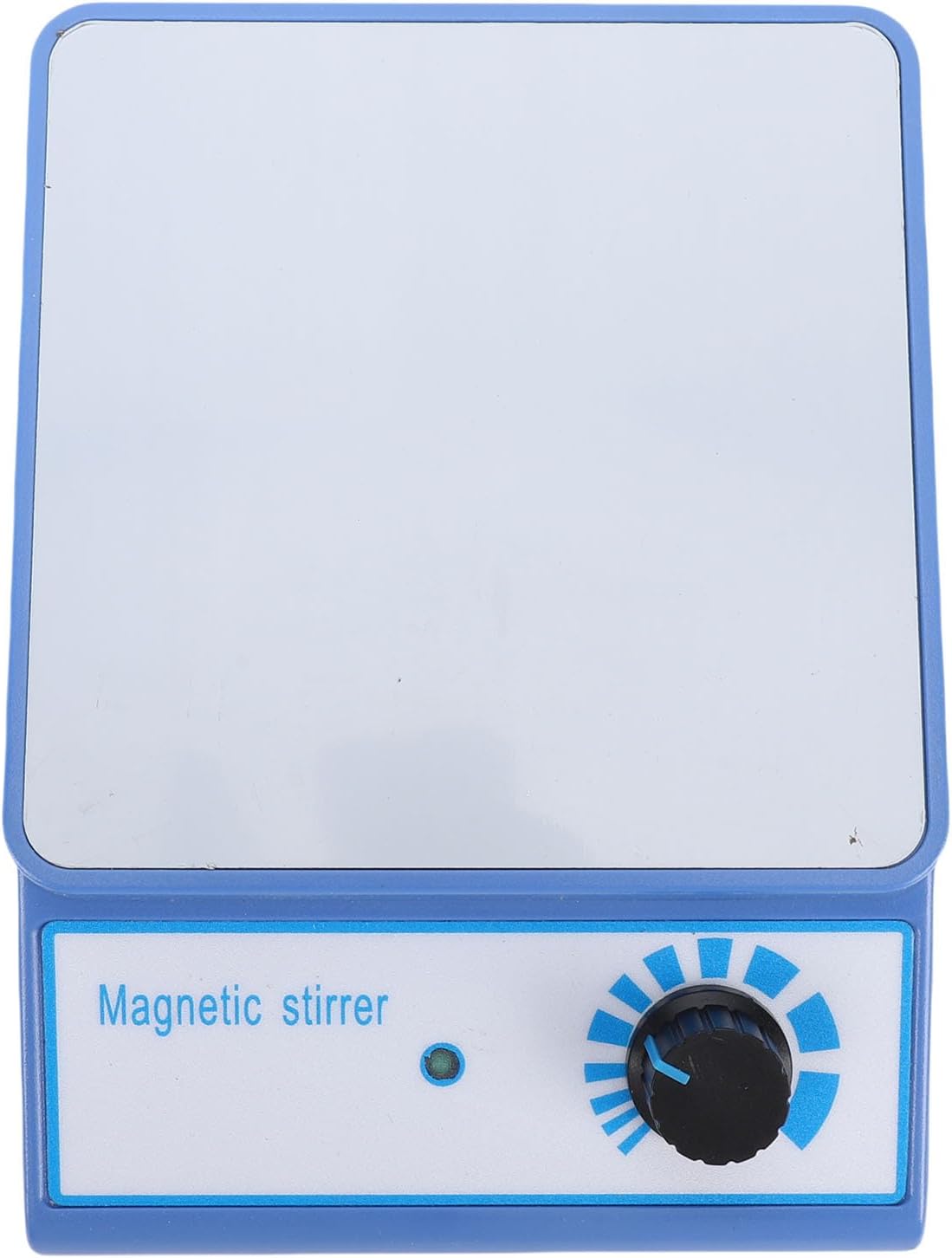 Buachois Lab Magnetic Stirrer, 316 Stainless Steel Top Plate Stepless Adjustable Speed 3000rpm Small Magnetic Mixer for Scientific Research Laboratory Use