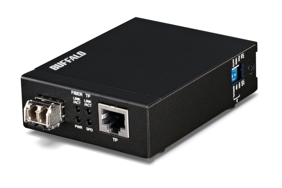 Amazon | BUFFALO バッファロー Giga対応 光メディアコンバーター  