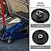 MAGICLULU 2Pcs Jack Roller Wheels for Horizontal Stable Replacement Easy Installation for Floor Jack Repair Suitable for Load Enhance Jack Performance