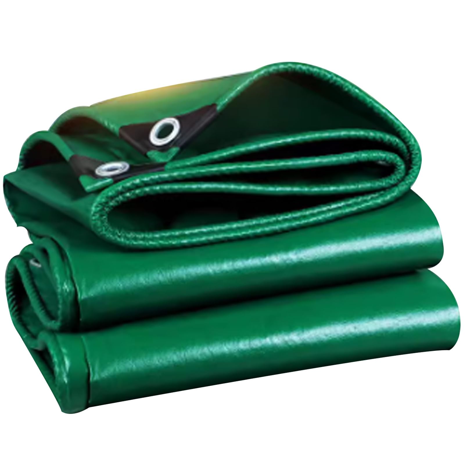 Lona para terraza de camping y porche exterior en PVC verde de 5x5m