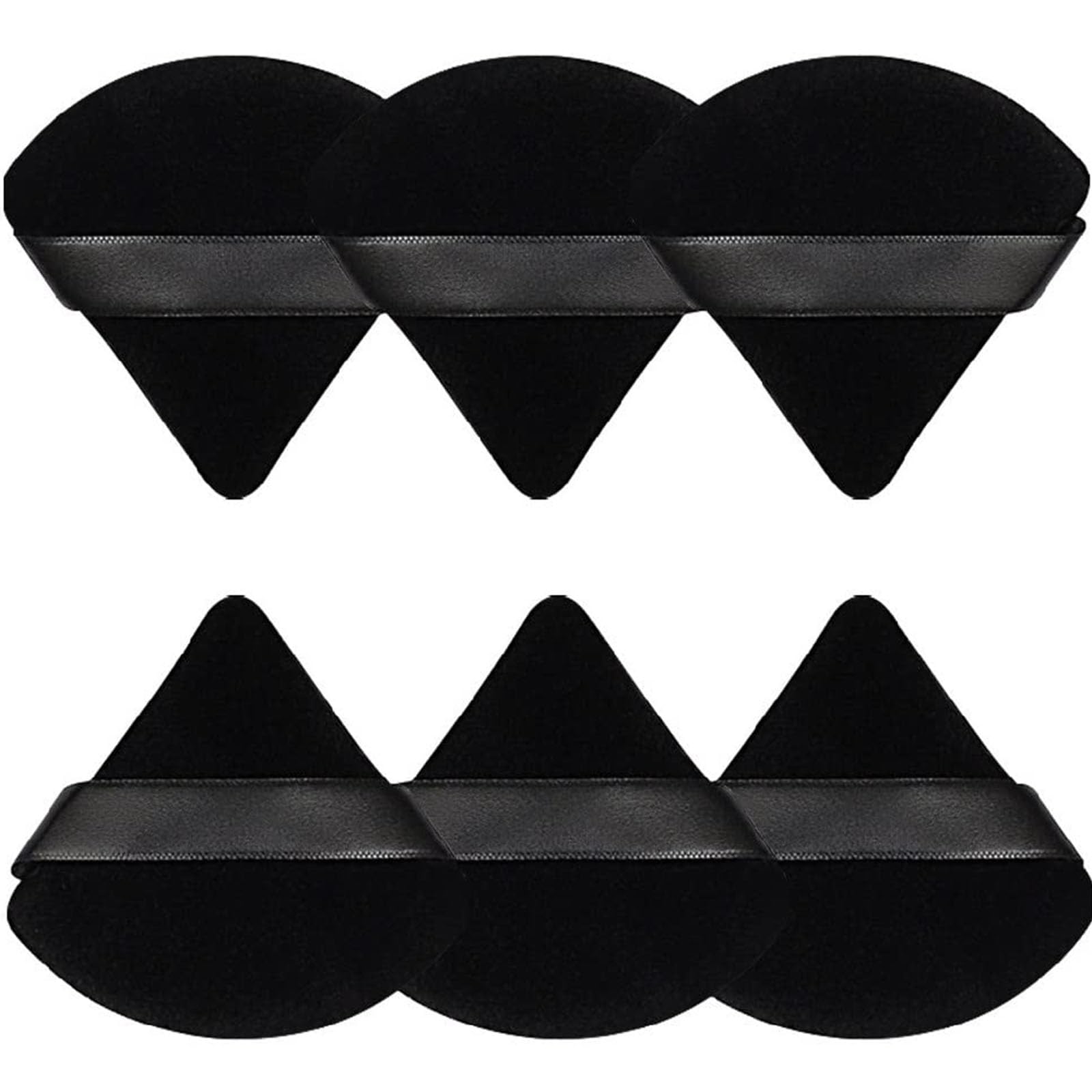 Amazon | 使い捨て 三角パフ 6個セット 約7cmx6.3cmの小型サイズ 化粧