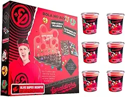 Lojas Q2 Enaldinho Kit Jogo Bola No Alvo Com 6 Slimes Gelástica Vermelha