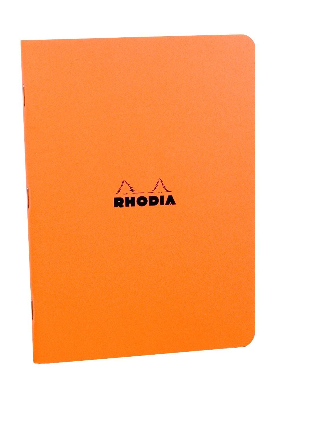 Pack of 5 Rhodia Orange Side Staplebound A4 Notebook (8.25 X 11.75)