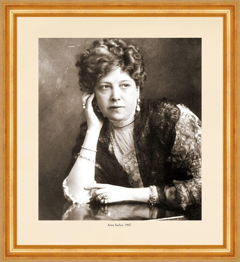 Biller Antik Anna Sacher um 1907 Hotel Hoflieferant Tarta K&K Photo 07 Enmarcado