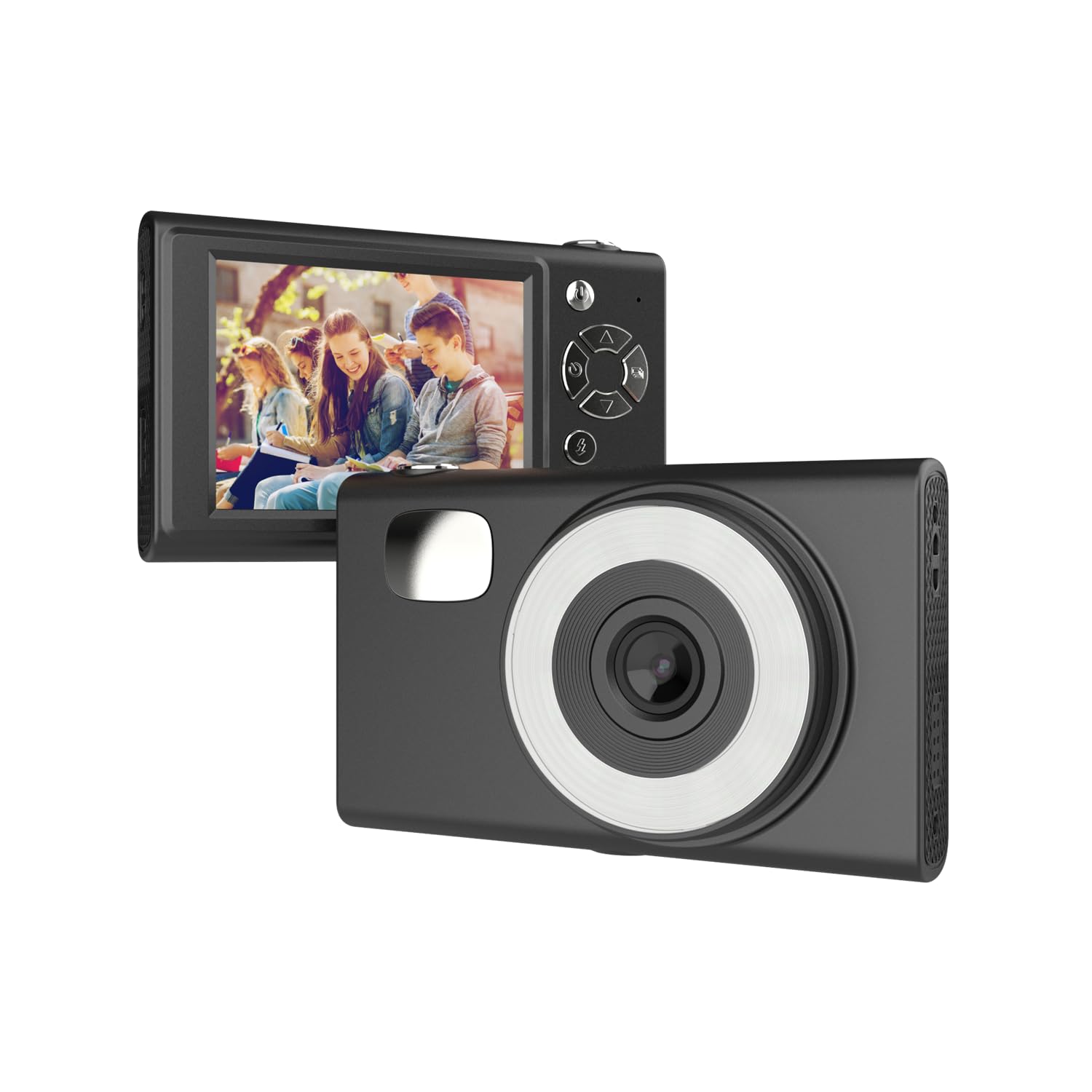 Amazon | H12 CCD デジタルカメラ 48 メガピクセル 2.8 インチ IPS HD