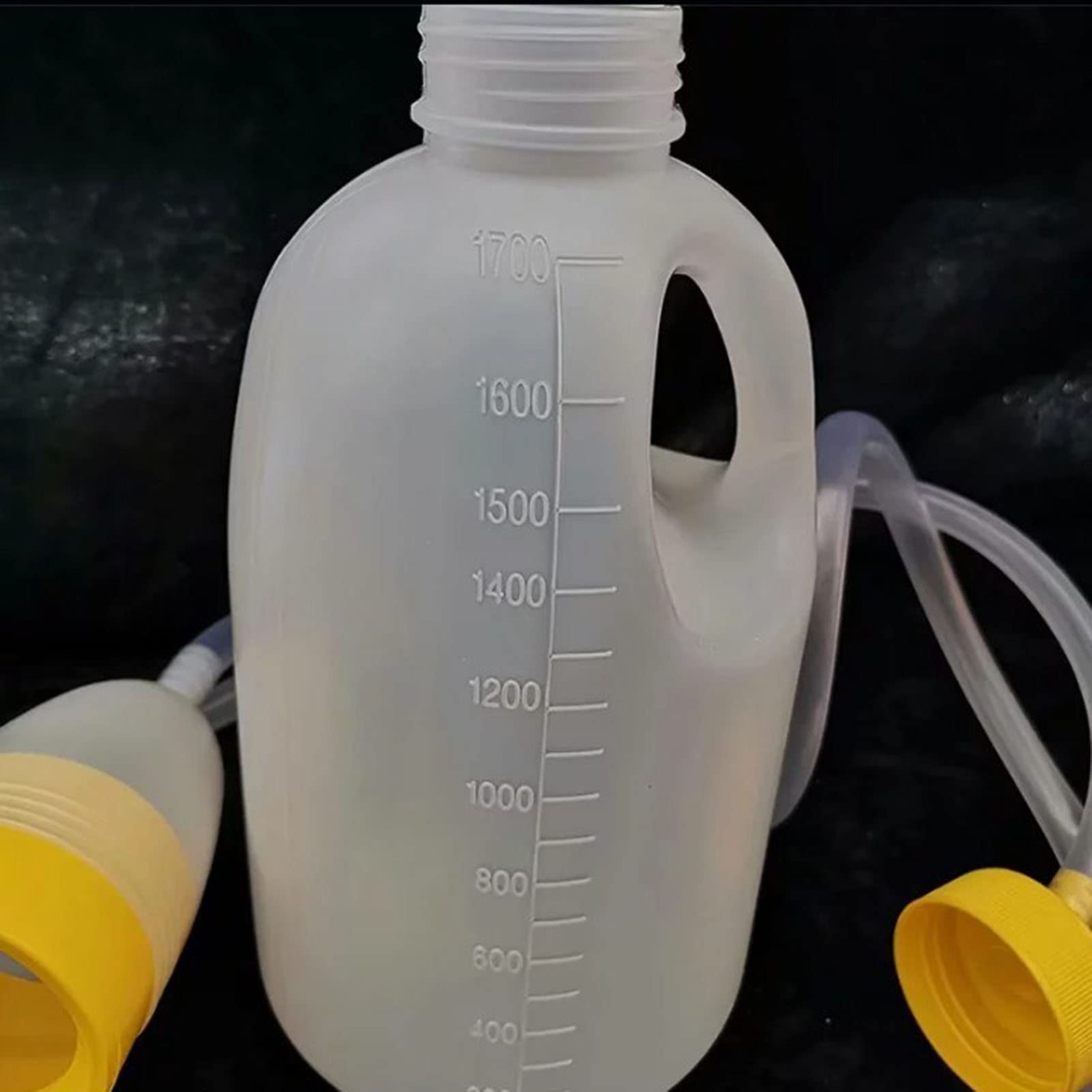 orinatoi per uomini, Orinatoio for bottiglia di pipì vasino maschio bianco portatile da 1700 ml(1pcs)