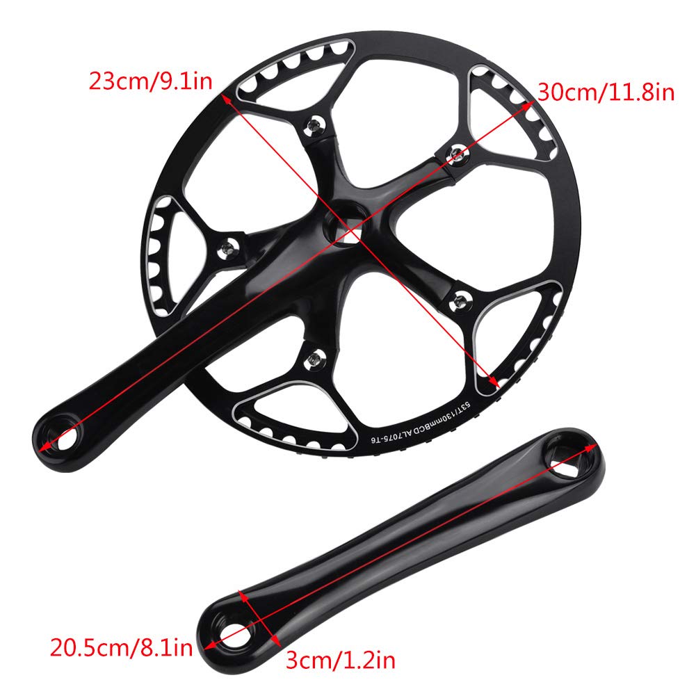 Cryfokt Mechanizm Korbowy do Roweru Górskiego Stop Aluminium Trwałe ramię