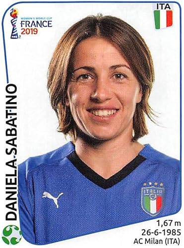 2019 Panini FIFA Women's World Cup France Album Stickers (Individual Sticker Only) Soccer #212 Daniela Sabatino Italy 2 Inch by 2 12 Inch 2019 Panini FIFA Women's World Cup France Album Stickers (Individual Sticker Only) Soccer #212 Daniela Sabatino Italy 2 Inch by 2 12 Inch
