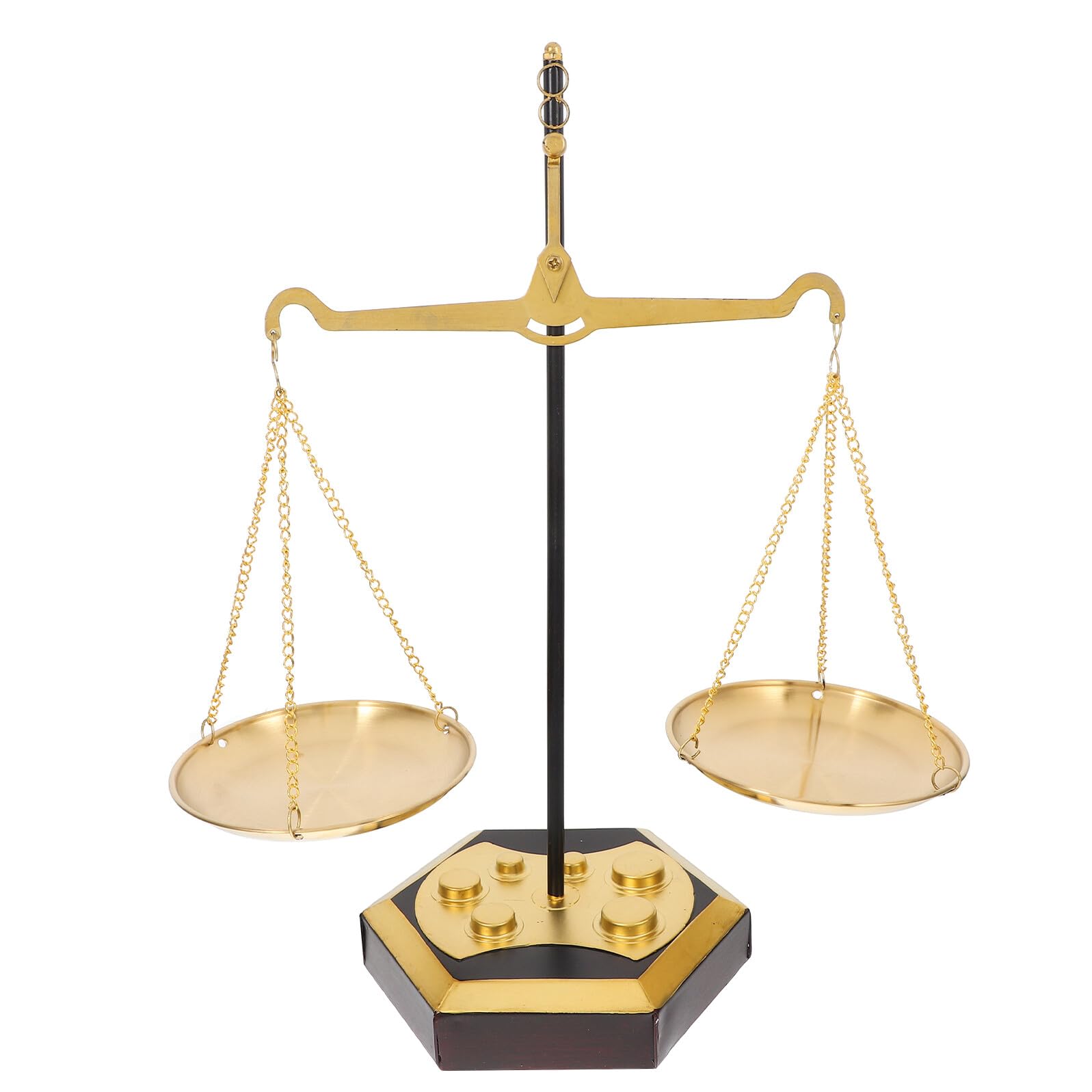 Balance métallique décorative pour bureau et étude ornement maison polyvalent