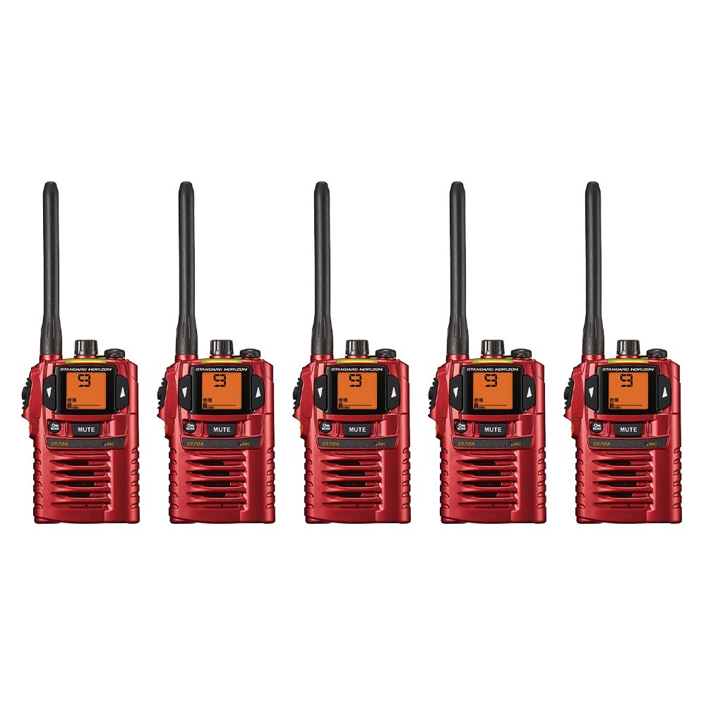 Amazon | 八重洲無線 特定小電力トランシーバー SR70A-RE レッド 5台
